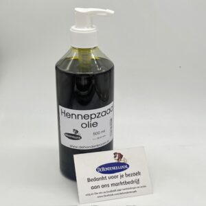Hennepzaad olie voor de hond