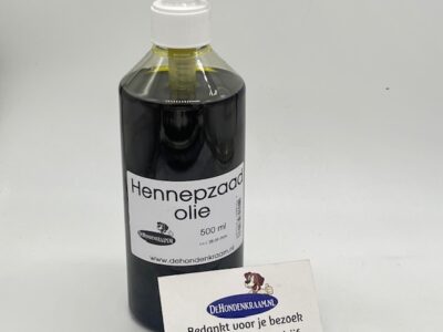 Hennepzaad olie voor de hond