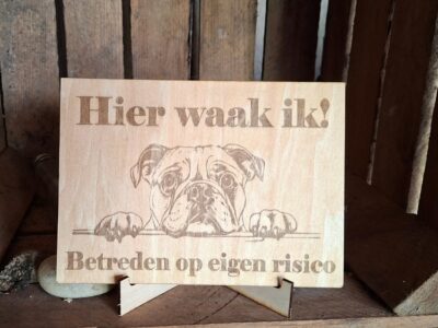 Waakbord Engelse Bulldog