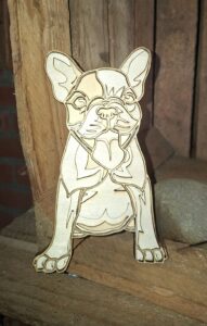 3D Franse Bulldog pup